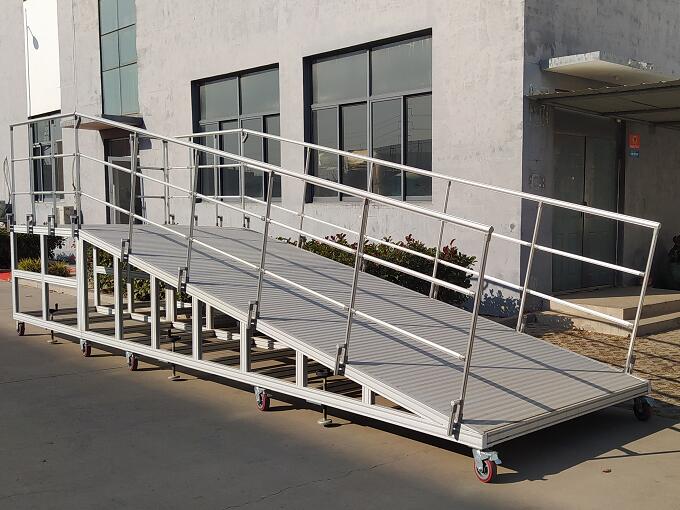 铝型材走台-铝型材检修平台-青岛铝型材梯子定制厂家