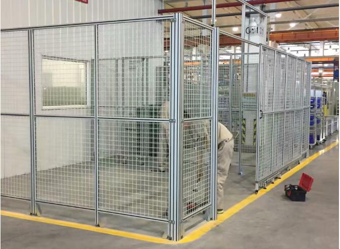 铝型材车间隔断-铝型材围栏-东营铝型材围栏厂家有哪些